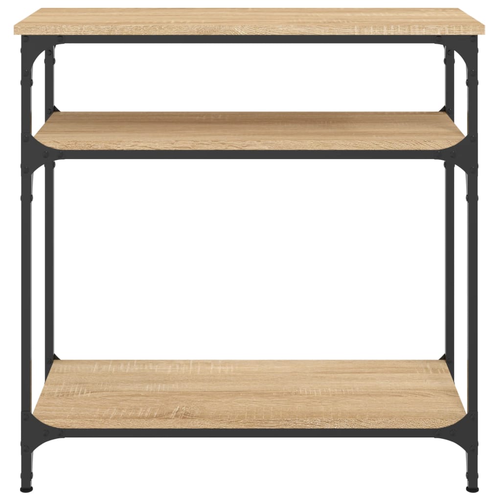 Console Table Sonoma Oak 75x29x75 cm Engineered Wood